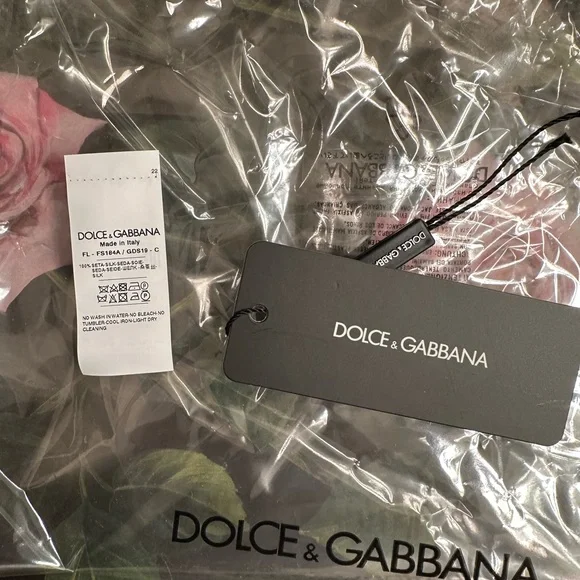 Dolce and Gabbana Floral Scarf - Picture 8 of 8